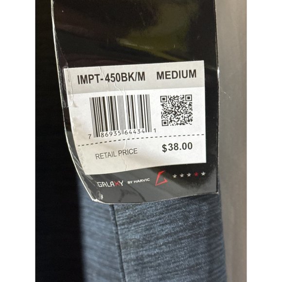 Galaxy by Harvic Mens Short Sleeve Moisture Wicking T-Shirt, Size M, NWT - Picture 3 of 4